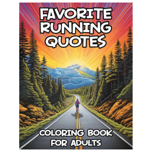 Running Quotes Colouring Book